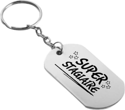 Akyol - super stagaire sleutelhanger - Stagiair - familie - cadeau - 54 x 29mm