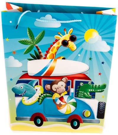 Papieren cadeaus voor kinderen 31x42cm Diverse kleuren