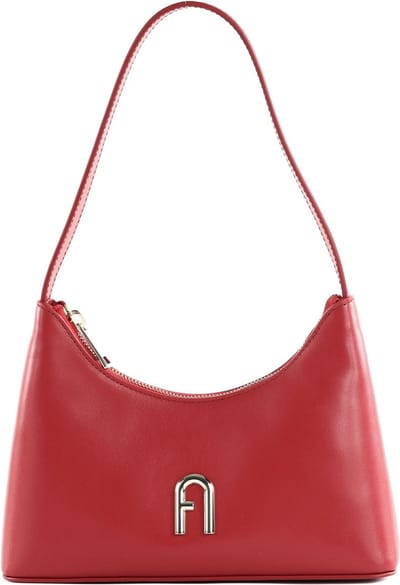 FURLA Leren Schoudertas Avondtas Diamante Mini Shoulder Bag Rosso Veneziano Rood