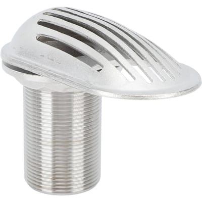Marine Boot Inlaat Zeef 1?12 Inch Ingebouwde 316 Roestvrij Staal Door de Romp Waterinlaat Filter white