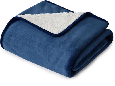 Daity Binnenkattendeken voor honden en katten - Waterdichte kattendeken - Geschikt voor kleine honden - Wollen pluchen huisdierendeken - zachte pluchen dubbelzijdige hoes - meubelbeschermer - 75*100cm - blauw
