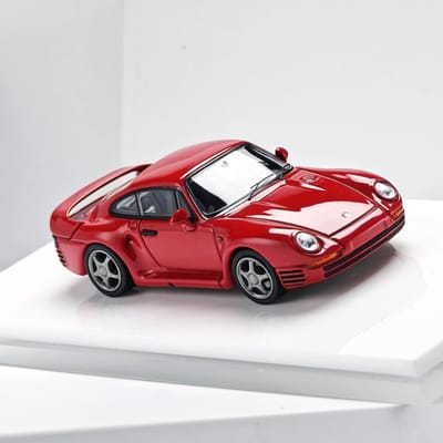 Pre Zincit Model 1/64 959 Legendarisch Diecast Modelauto – Beperkte Legering Klassieke Superauto Verzamelaarsobject Voor Volwassen Hobbyist Cadeau red