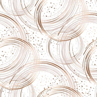 Cadeaupapier Glitter Glamour - Luxe inpakpapier - Feestelijke verpakking - Metallic roségoud design - 100 meter rol - Roségoud wit