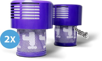 2x Wasbaar HEPA Filter geschikt voor Dyson V10 steelstofzuiger - Vervangende A-kwaliteit Hepafilter -