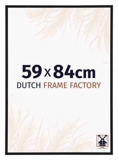Fotolijst 59x84 cm - Kunststof - Zwart Mat - Angers