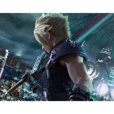 Plein 5D bricolage famille diamant peinture dessin animé Final Fantasy broderie point de croix 20X30CM gray