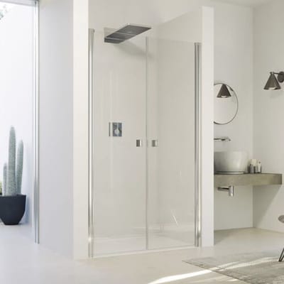 HÜPPE SolvaPro swing door in niche 90 x 200 cm, without anti-plaque 7T0802092321