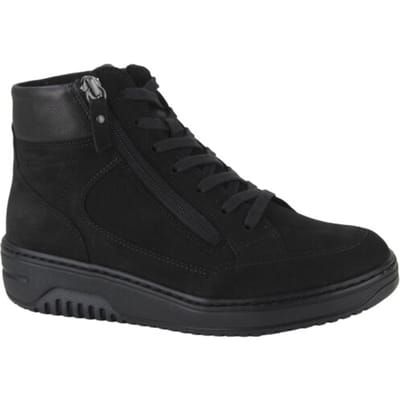 Hartjes - 172.1708/21 - Hoge sneakersVeterlaarzenDames veterschoenenDames sneakersHalf-hoge schoenen - Kleur: Zwart - Maat: 37