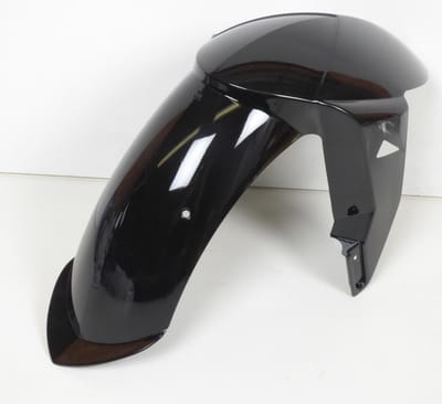 P2R voorspatbord voor Peugeot 50 Ludix snake scooter 10 inch velg / glanzend zwart Nieuw