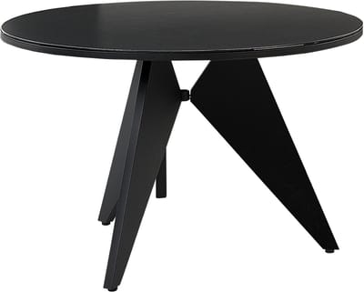 OLMETTO - Tuintafel - Zwart - 110 x 83 cm - Aluminium
