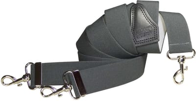 Pierre Mouton - Bretel - Volwassenen - Heren - Sterk met Haken - Donker Grijs - 120cm - 35mm - M - L