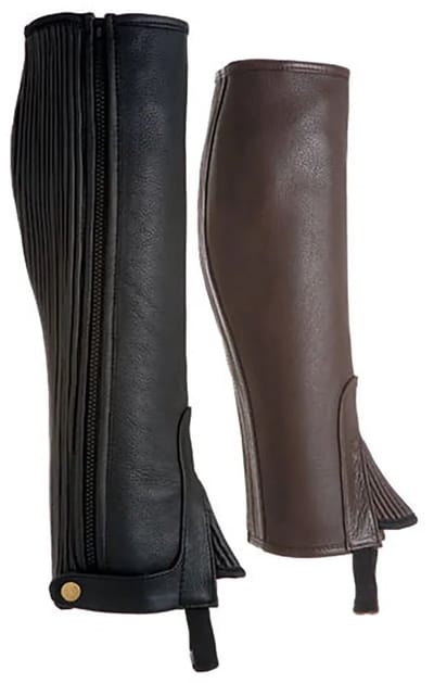 Lexhis Leer Halve Chaps Zwart XL