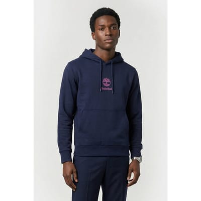 Timberland Print Stack Logo (bb) Hoodie Peacoat Taglia: M | Felpe con cappuccio Outlet | Uomo