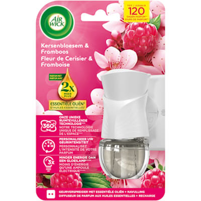 Air Wick Elektrische Luchtverfrisser Starter Kit Kersenbloesem & Framboos - 19 ml