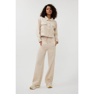 EsQualo Jacket Jacquard Sand Größe: 38 | Cropped-Jacken Outlet | Damen | Braun