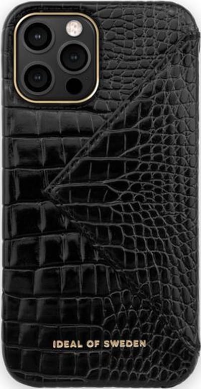 iDeal of Sweden Statement Case Flap Pocket voor iPhone 12/12 Pro Neo Noir Croco - Flap Pocket