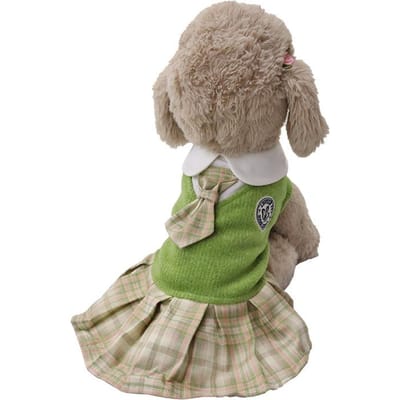 Vêtements pour chien de compagnie pull robe Teddy Corgi Fa Doubi Bear printemps et automne vêtements confortables et mignons pour chat XS