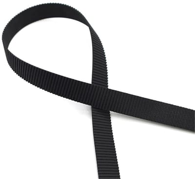 Distributieriem MXL - Transmissieriem Rubber - Machine Aandrijving - Open-Einde Ontwerp - 10mm Breed - Zwart