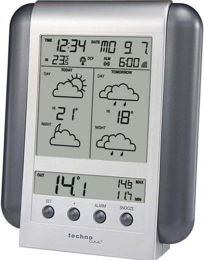 Draadloze Weerstation met Buiten Sensor en Nauwkeurige Weersvoorspelling