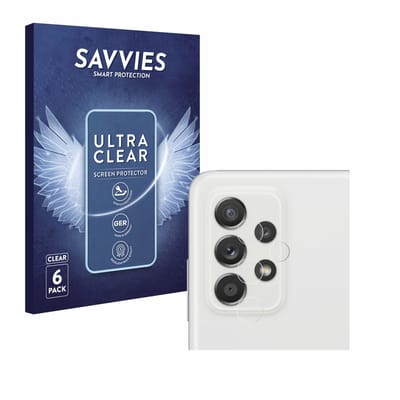 Savvies - Screenprotector voor Samsung Galaxy A52s 5G (ALLEEN Camera Lens) - Folie Beschermfolie transparant 6 Stuks