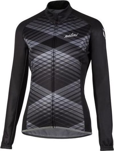 Nalini Lady Ti Fietsshirt - Dames - Maat S - Zwart/Grijs