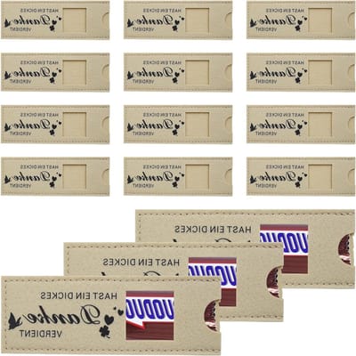 15-delige set met bedankjes, cadeauverpakking, chocolade repen, vilt, dankbetuigingen, geschenken voor vrienden, medewerkers, familie en collega's