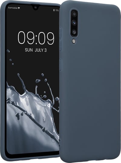 kwmobile telefoonhoesje geschikt voor Samsung Galaxy A70 - Hoesje voor smartphone - Back cover in leisteen