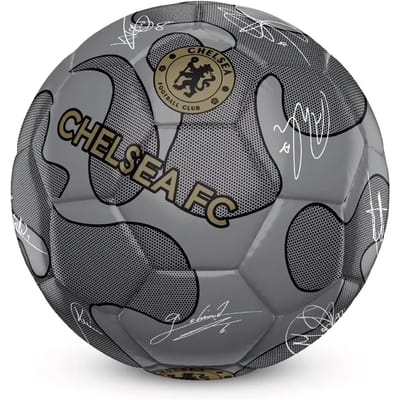 Chelsea FC voetbal - 32 Panel Camo - met handtekeningen - maat 5