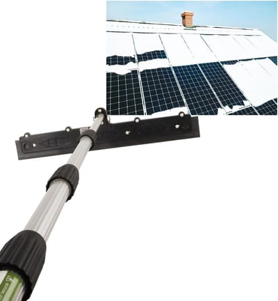 Lichtgewicht Kunststof Sneeuwschuiver voor Zonnepanelen - Krabber