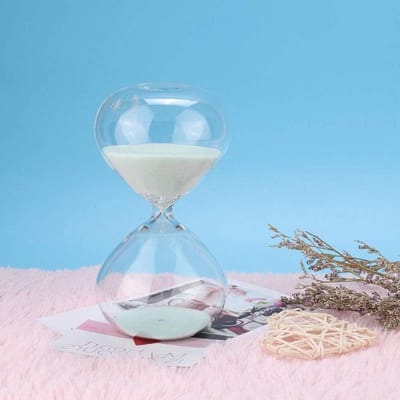 Zandloper - Zandglas - Tijd bijhouden - Cilindervorm - 14.5 cm - Meerkleurig