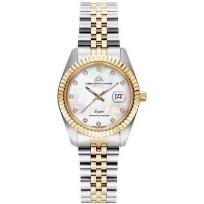 Christophe Duchamp Diamond Elysees CD7201-9 Dames Horloge 33mm 5ATM