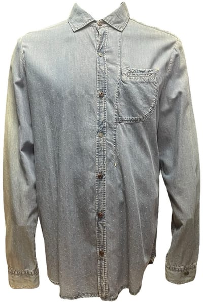Cast Iron Overhemd - Blauw - Maat XXL