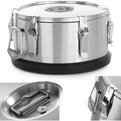 Contenant isotherme en acier pour le transport d'aliments 10L - Hendi 710104