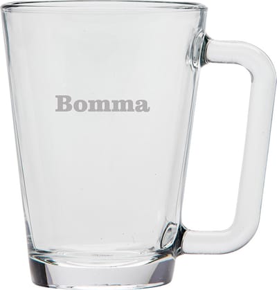 Theeglas gegraveerd - 26cl - Bomma