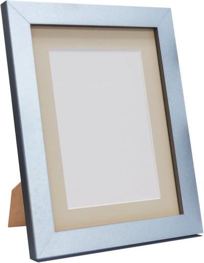 Zilveren Fotolijst 20x16 Inch met Lichtgrijs Passe-Partout voor 15x10 Inch Foto