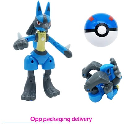 bal Pokemon misvormde figuur Pikachu Charizard Venusaur Blastoise Gyarados Solgaleo Lunala Actiefiguur pokébal poke kind Speelgoed
