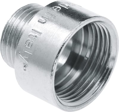 Bonfix Messing verchroomd neusstuk 3/8inch x 1/4inch RpR