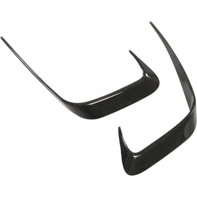 2 PIÈCES Lame de Vent Pare-Chocs Arrière Arrière Remplacement Fibre de Carbone Pour Série 3 G20 M Sport 330i M340i 2019+ black