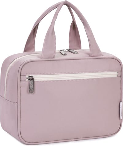 Toilettas Dames Grote Reismake-up Tas Grote Cosmetische Tas Make-up Case Organizer voor Heren en Dames, roze