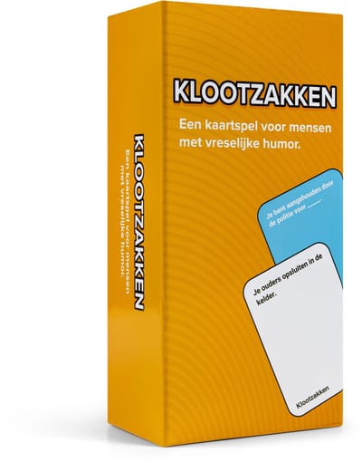 Klootzakken - Nederlands Kaartspel - Partyspel - Familiespel - Gezelschapsspel
