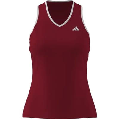 Adidas Tennis Classics Mouwloos T-shirt Rood S Vrouw