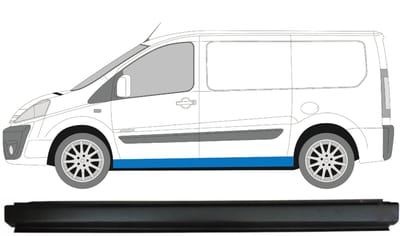 Volledige dorpel voor Fiat Scudo 2007-2016 / Links