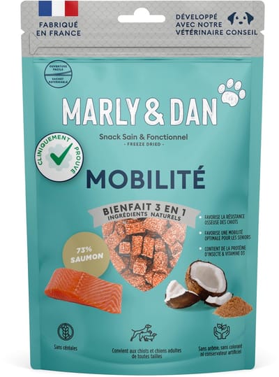 MARLY & DAN VRIJGEDROOGDE "MOBILITEIT" HONDENSNACK 50g