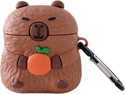 Oordopjes Hoesje - Draagbare Bescherming - Dagelijks Gebruik - Schattig Dier Design - 65 x 5 cm - Capibara