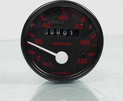 Transval-snelheidsmeter voor Peugeot 50 103 SP 113 bromfiets / 5440400405202 120 km/u 16 nieuw