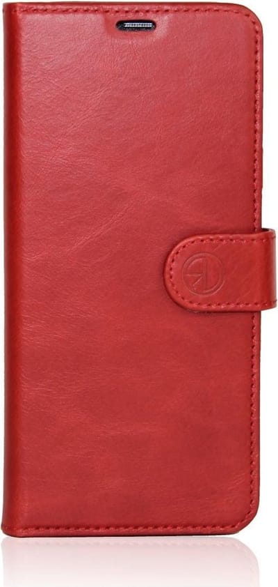 Rico Vitello Leren Book Case iPhone Geschikt voor Apple 11 pro Max Rood
