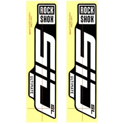 Rockshox Sid Sl Ultimate 29´´ Stickerset Geel