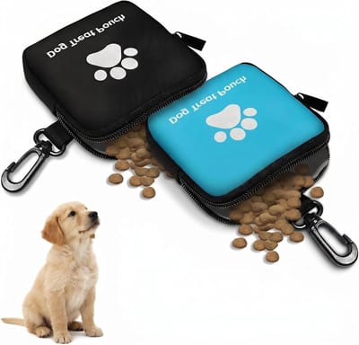 Hond Treat Pouch - Voer Tasje - Hondentraining Buiten - Open Ontwerp - 11x10x3 cm - Kleurrijk