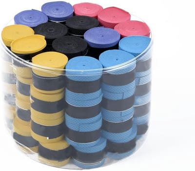60 Stuks Overgrips voor Tennis en Badminton Racket, Anti-slip PU Materiaal met Absorberende Grip Tape