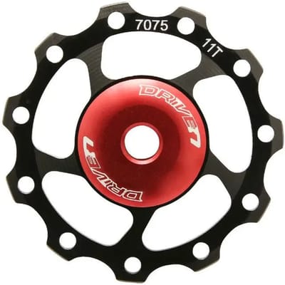 Sunrace Derailleurwieltje Sp880 11 Tanden 9/10/11s Zwart/rood
